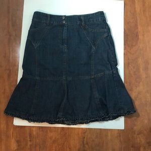 Women denim skirt